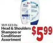 Head & Shoulders Shampoo Or Conditioner Assortment