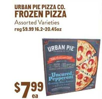 New Seasons Market Urban Pie Pizza Co. Frozen Pizza offer