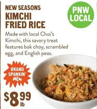 New Seasons Market New Seasons Kimchi Fried Rice offer