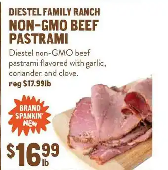 New Seasons Market Diestel Family Ranch Non-gmo Beef Pastrami offer