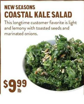 New Seasons Market New Seasons Coastal Kale Salad offer