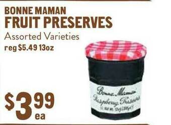 New Seasons Market Bonne Maman Fruit Preserves offer