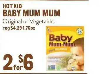 New Seasons Market Hot Kid Baby Mum Mum offer