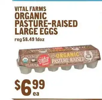 New Seasons Market Vital Farms Organic Pasture-raised Large Eggs offer