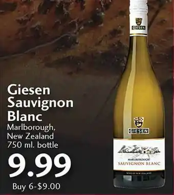 Sunset Foods Giesen Sauvignon Blanc offer