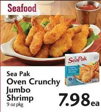 Sunset Foods Sea Pak Oven Crunchy Jumbo Shrimp offer