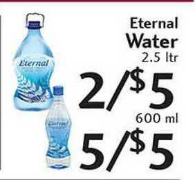 Sunset Foods Eternal Water offer