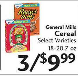 Sunset Foods General Mills Cereal offer