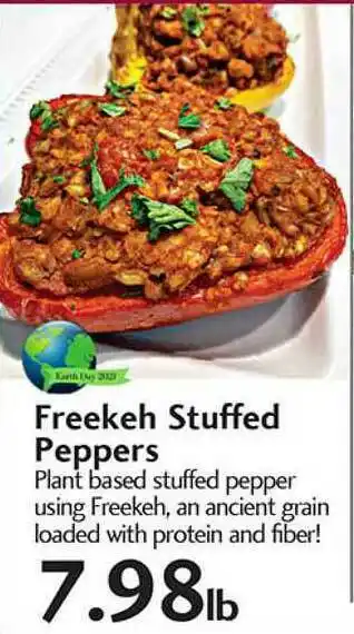 Sunset Foods Freekeh Stuffed Peppers offer