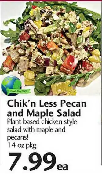 Sunset Foods Chik'n Less Pecan And Maple Salad offer