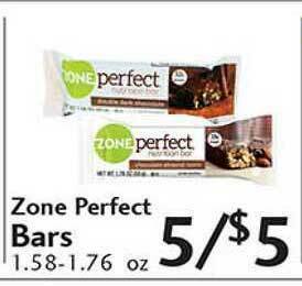 Sunset Foods Zone Perfect Bars offer