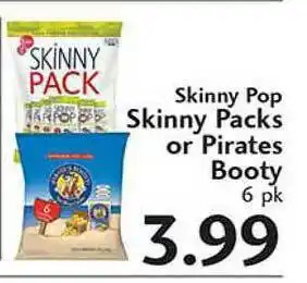 Sunset Foods Skinny Pop Skinny Packs Or Pirates Booty offer