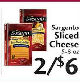 Sunset Foods Sargento Sliced Cheese offer