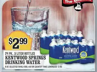 The Markets Kentwood Springs Drinking Water offer