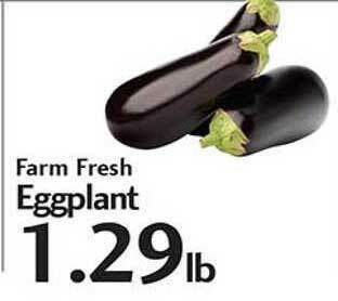 Sunset Foods Farm Fresh Eggplant offer