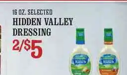 The Markets Hidden Valley Dressing offer