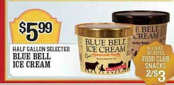 The Markets Blue Bell Ice Cream offer