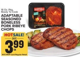 Food Lion Adaptable Seasoned Boneless Pork Ribeye Chops offer