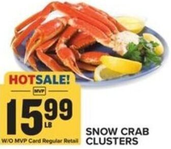 Food Lion Snow Crab Clusters offer