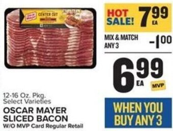 Food Lion Oscar Mayer Sliced Bacon 12-16 oz. offer