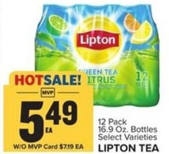 Food Lion Lipton Tea 16.9 oz. offer