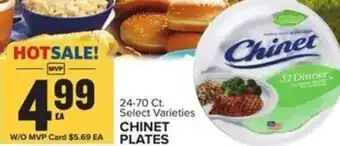 Food Lion Chinet Plates 24-70 ct. offer