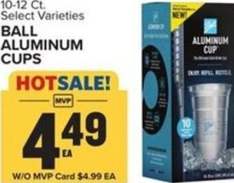 Food Lion Ball Aluminum Cups 10-12 ct offer