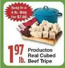 Amigos United Productos Real Cubed Beef Tripe offer