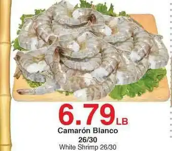 Camaron Blanco 26-30