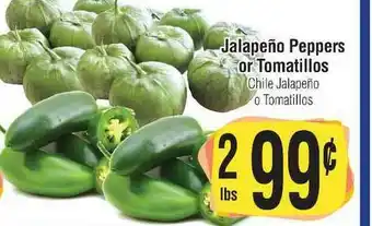 Jalapeño Peppers Or Tomatillos