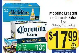 Big Saver Foods Modelito Especial Or Coronita Extra Beer offer