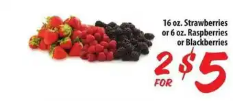 Food 4 Less Strawberries Or Raspberries Or Blackberries offer