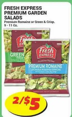 Cost Cutter Fresh Express Premium Garden Salads offer