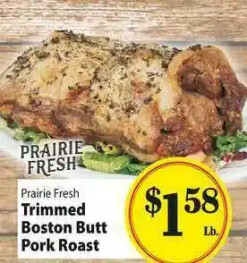 Food Giant Trimmed Boston Butt Pork Roast offer