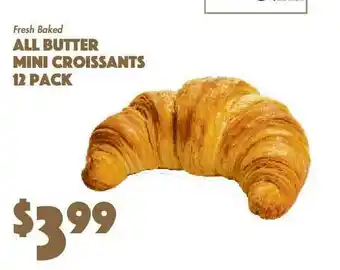 The Food Emporium All Butter Mini Croissants 12 Pack offer