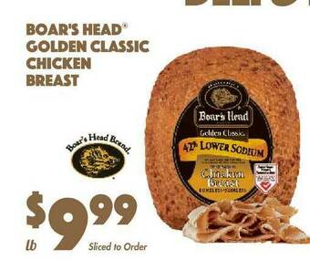 The Food Emporium Boar's Head Golden Classic Chicken Breast offer