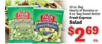 Food Depot Fresh Express Salad offer
