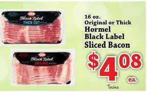 Food Depot Hormel Black Label Sliced Bacon offer