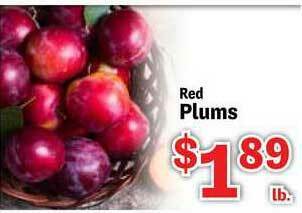 Food Depot Red Plums offer