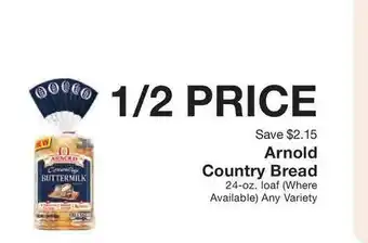 Fairway Store Market Arnold Country Bread offer