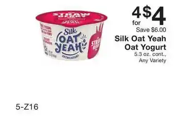 Fairway Store Market Silk Oat Yeah Oat Yogurt offer