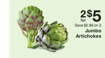 Fairway Store Market Jumbo Artichokes offer