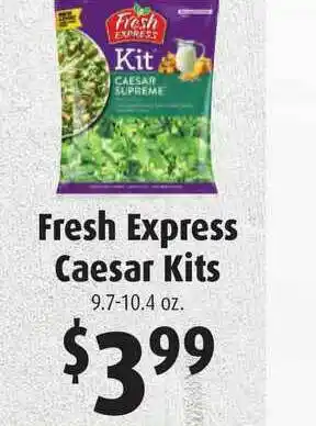 Gristedes Fresh Express Caesar Kits offer