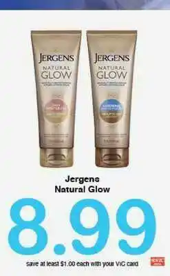Harris Teeter Jergens Natural Glow offer