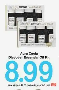 Harris Teeter Aura Cacia Discover Essential Oil Kit offer