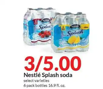 Hy-Vee Nestle Splash Soda offer