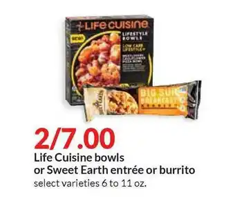 Hy-Vee Life Cuisine Bowls Or Sweet Earth Entree Or Burrito offer