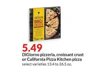 Hy-Vee Digiorno Pizzeria , Croissant Crust Or California Pizza Kitchen Pizza offer