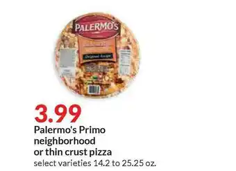 Hy-Vee Palermo's Primo Neighborhood Or Thin Crust Pizza offer