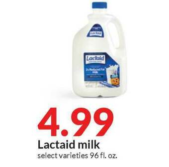 Hy-Vee Lactaid Milk offer